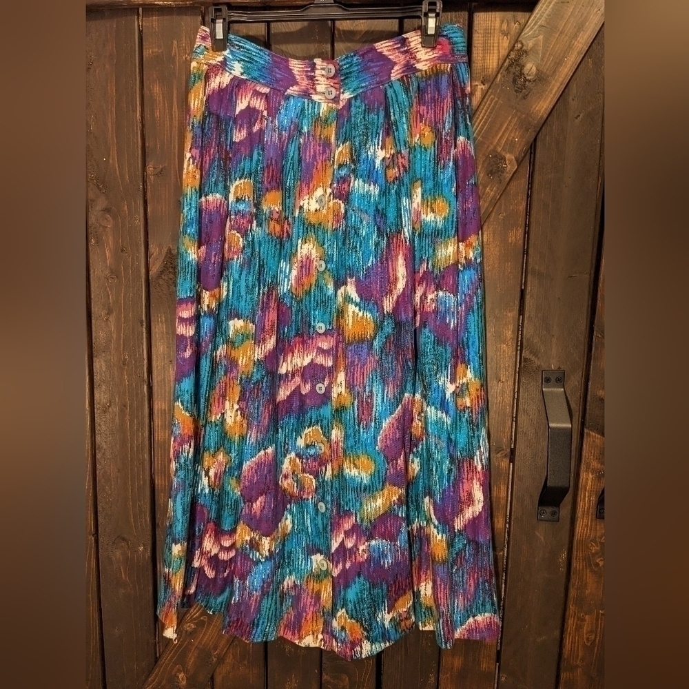 LEE David Vintage button front skirt, size 12